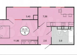 Продажа 1-ком. квартиры, 29.4 м2, Ставрополь, Октябрьский район