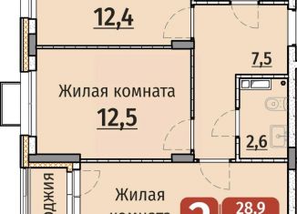 Продаю 2-ком. квартиру, 57 м2, Чебоксары, Калининский район