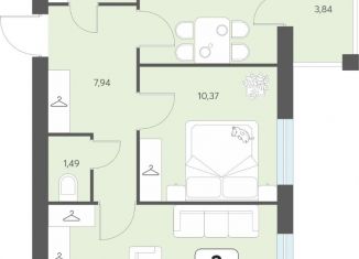 Продается 2-ком. квартира, 51.32 м2, Архангельская область