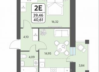 Продаю 2-ком. квартиру, 40.61 м2, Северодвинск