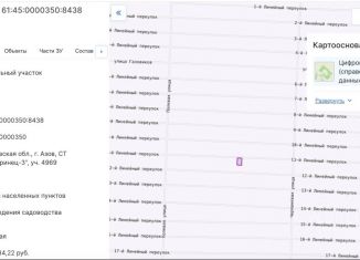 Продаю земельный участок, 5.7 сот., Ростовская область, микрорайон Мичуринец-3, 4969