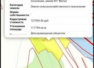Продается земельный участок, 1100 сот., Мамадыш, Центральная площадь
