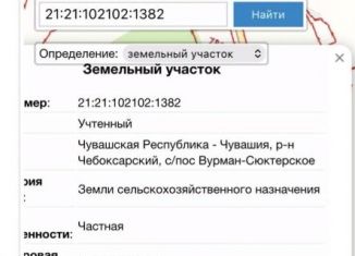 Продажа земельного участка, 9 сот., Чувашия