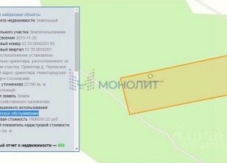 Продаю участок, 221 сот., Нижегородская область