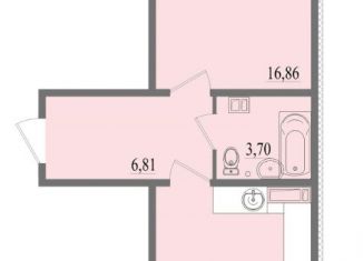 Продается однокомнатная квартира, 41.77 м2, Евпатория