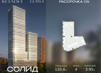 Продажа офиса, 120.8 м2, Москва, Автомобильный проезд, 2, метро Волгоградский проспект