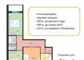 Продам комнату, 65.5 м2, Ульяновская область, проспект Димитрова, 9А