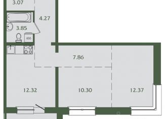Продается 2-комнатная квартира, 57.89 м2, Иркутская область