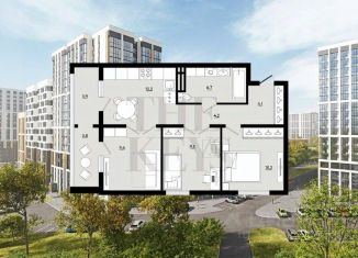 Продаю трехкомнатную квартиру, 64 м2, Ленинградская область