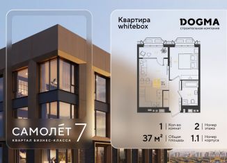 Продажа 1-ком. квартиры, 37 м2, Краснодар