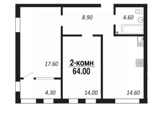 2-ком. квартира на продажу, 64 м2, Омск