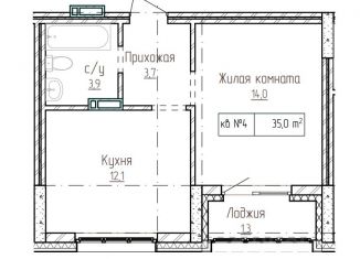Продаю 1-ком. квартиру, 35 м2, Алтайский край