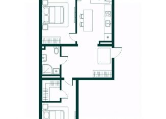 Продается 3-комнатная квартира, 72.54 м2, Дербент