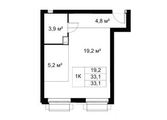 Продается квартира студия, 33.1 м2, Волгоград, улица Маршала Ерёменко, 45