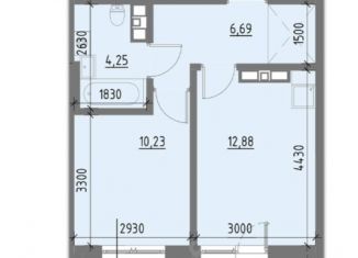 Продается 1-комнатная квартира, 37.86 м2, Иркутск