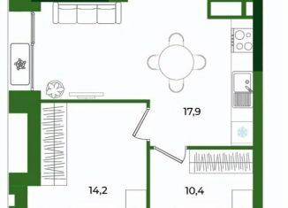 Продаю 2-ком. квартиру, 55.7 м2, Симферополь, Киевский район