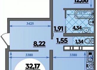 2-ком. квартира на продажу, 68.56 м2, Адыгея