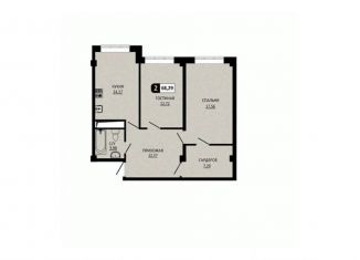 Продается 2-ком. квартира, 68.29 м2, Ставропольский край