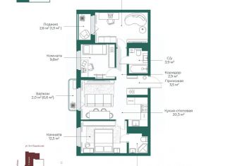 Продается 3-ком. квартира, 71.8 м2, Ижевск