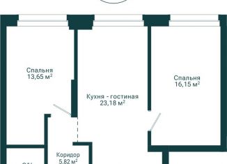 Продам 3-комнатную квартиру, 62.12 м2, Уфа, Октябрьский район
