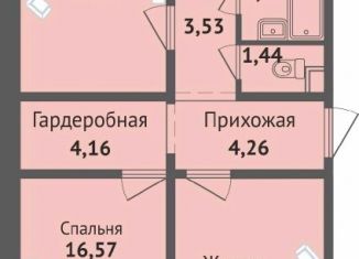 Продам 3-ком. квартиру, 84.63 м2, Чебоксары, улица Богдана Хмельницкого, 129