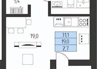 Продажа квартиры студии, 29.75 м2, Карачаево-Черкесия
