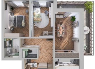 Продается 2-ком. квартира, 71.06 м2, Самарская область