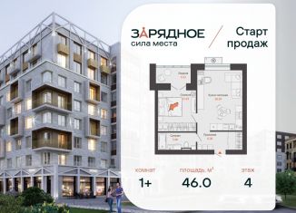 Продажа однокомнатной квартиры, 46 м2, Киров