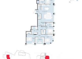 Продаю пятикомнатную квартиру, 209.4 м2, Москва