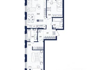 Продам квартиру, 67.2 м2, Тула