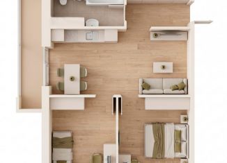 Продам 2-комнатную квартиру, 54.14 м2, Киров, Ленинский район