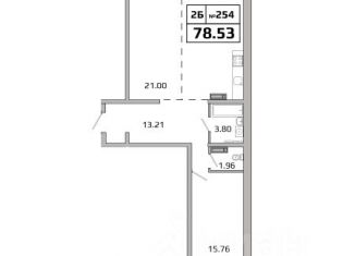 Продается 2-комнатная квартира, 78.3 м2, Иркутская область