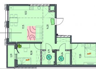 Продается 3-ком. квартира, 78.42 м2, Иркутск, Правобережный округ
