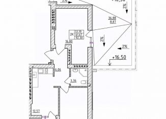 Продажа двухкомнатной квартиры, 92.3 м2, Зеленоградск