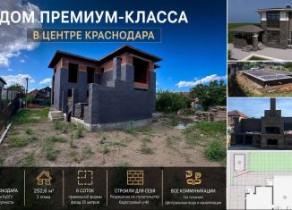 Продаю дом, 252.6 м2, Краснодар, Персиковая улица, 505, микрорайон Микрохирургии глаза