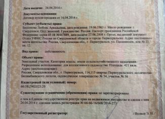 Дом на продажу, 24 м2, Свердловская область, СОНТ № 54, 54