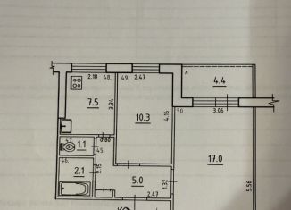 Продам 2-комнатную квартиру, 43 м2, Самара, улица Стара-Загора, 267Б, Кировский район