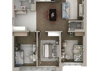 Продам трехкомнатную квартиру, 96.97 м2, Тюмень, Калининский округ