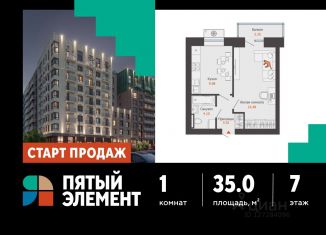 1-ком. квартира на продажу, 35 м2, Пермский край