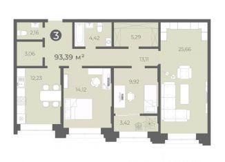 Продам трехкомнатную квартиру, 93.3 м2, Чувашия, улица Карла Маркса, 50к1