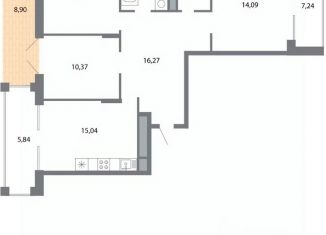Продаю 3-комнатную квартиру, 85.02 м2, Рязань