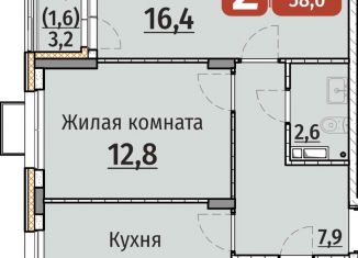 Продам 2-ком. квартиру, 58 м2, Чувашия