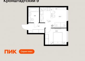 Продам однокомнатную квартиру, 34.9 м2, Москва, станция Балтийская, ЖК Кронштадтский 9, 11.1