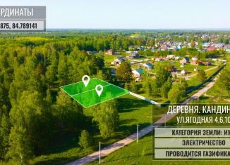 Продаю участок, 12 сот., деревня Кандинка, Ягодная улица, 5
