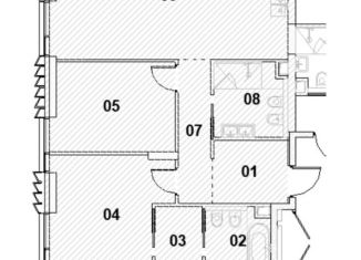 Продается трехкомнатная квартира, 82.4 м2, Москва, метро Воробьёвы горы
