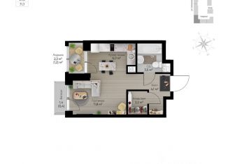 Продам квартиру студию, 31.3 м2, Пермский край