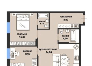 Продается 3-комнатная квартира, 71.8 м2, Димитровград, проспект Ленина, 37И/5