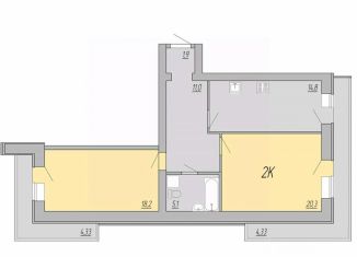 Продаю 2-комнатную квартиру, 79.95 м2, Тверь