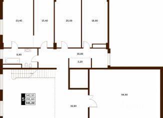 Продажа 5-ком. квартиры, 341.22 м2, Ставропольский край, улица Ленина