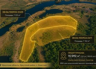 Продажа участка, 150 сот., село Хомутово